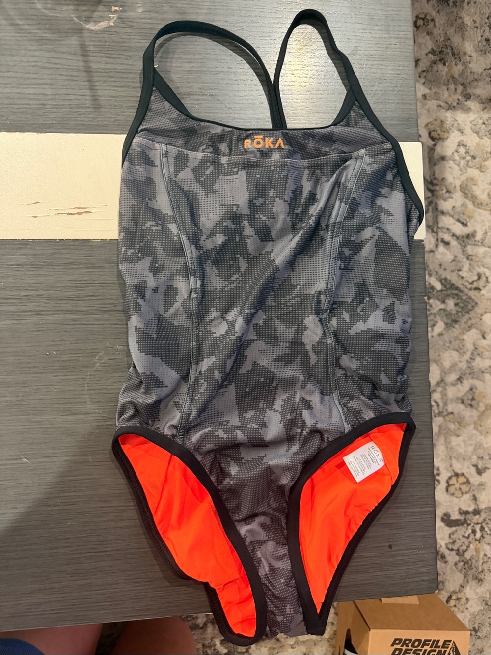 ROKA Swim Elite One Piece Triangle Back Suit no flaws